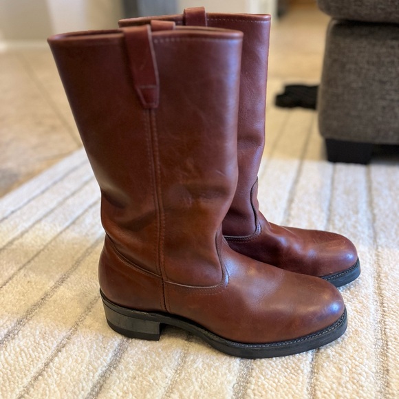 Men’s Chestnut Leather Men's Boots - Picture 1 of 5